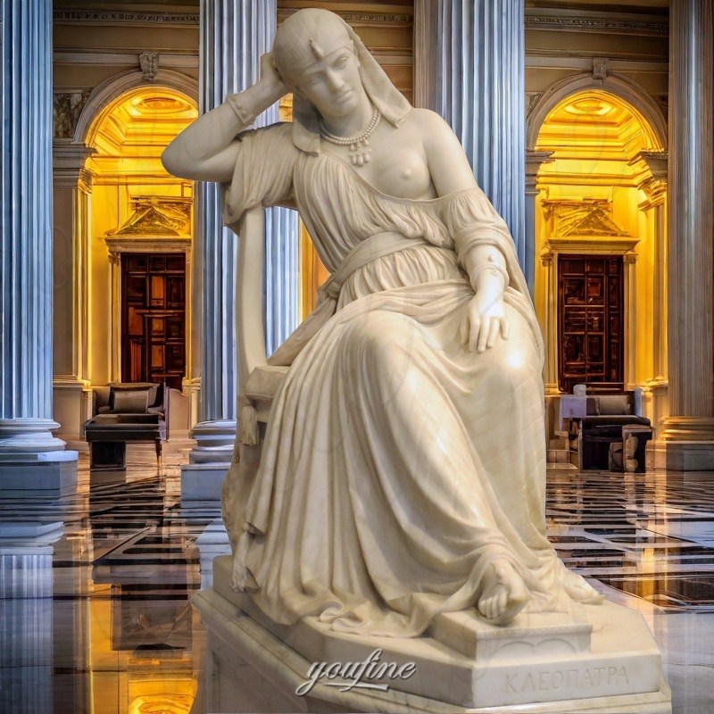 marble Cleopatra sculpture