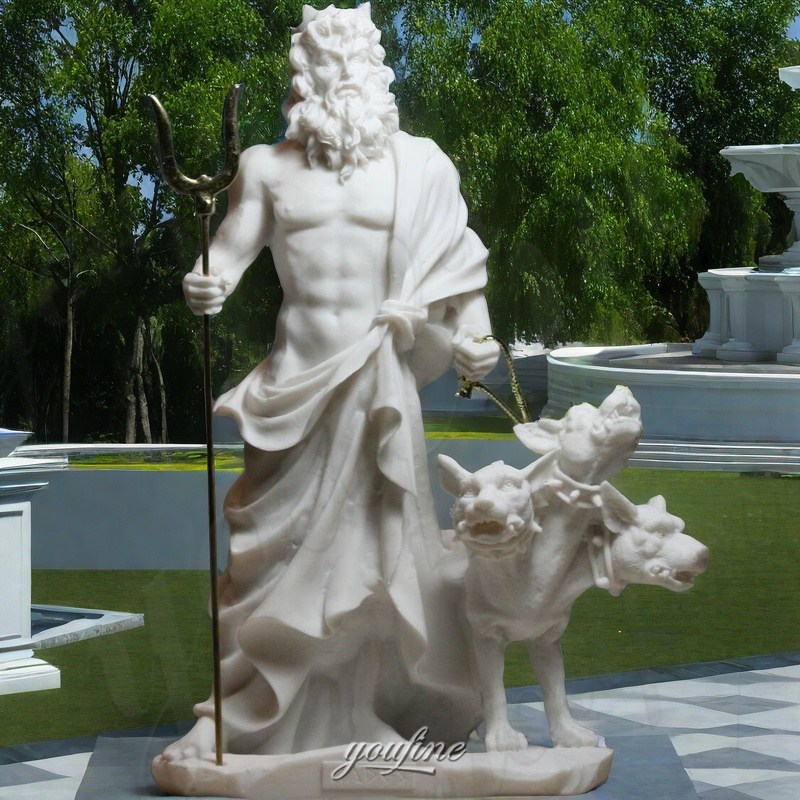 marble greek god Hades statue