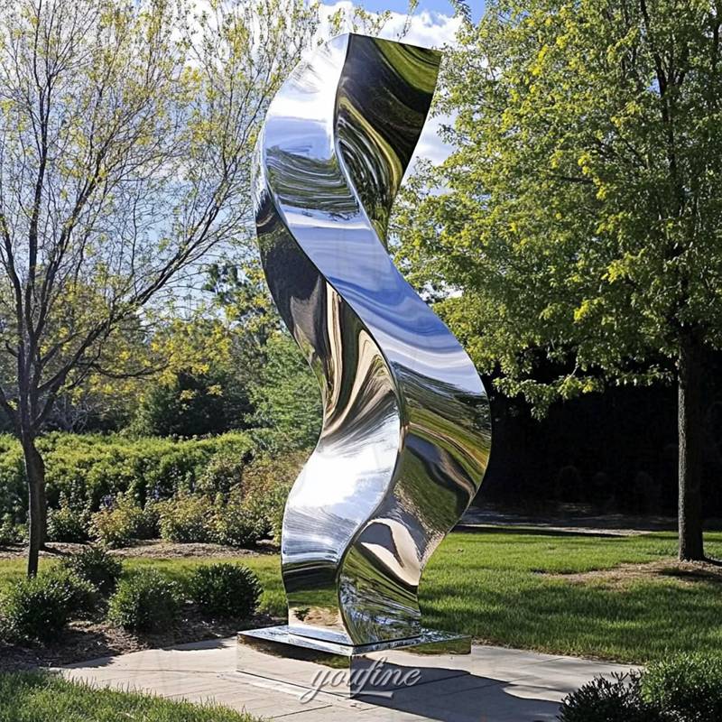 metal abstract garden sculpture