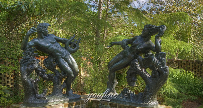 Orpheus and Eurydice statue