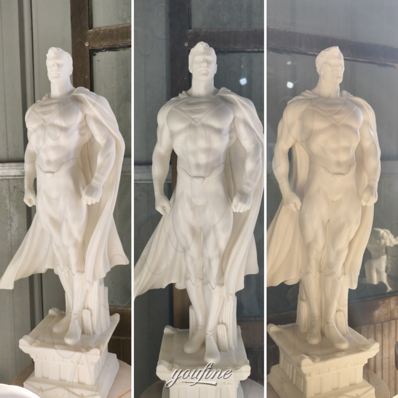 superman statue in factory