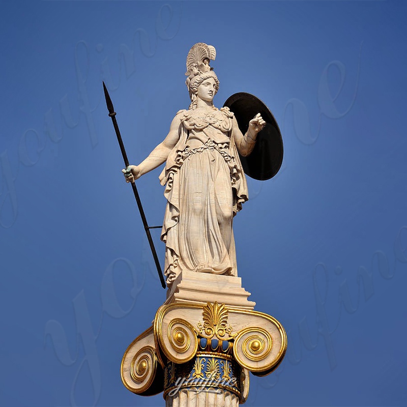 the sculpture of athena