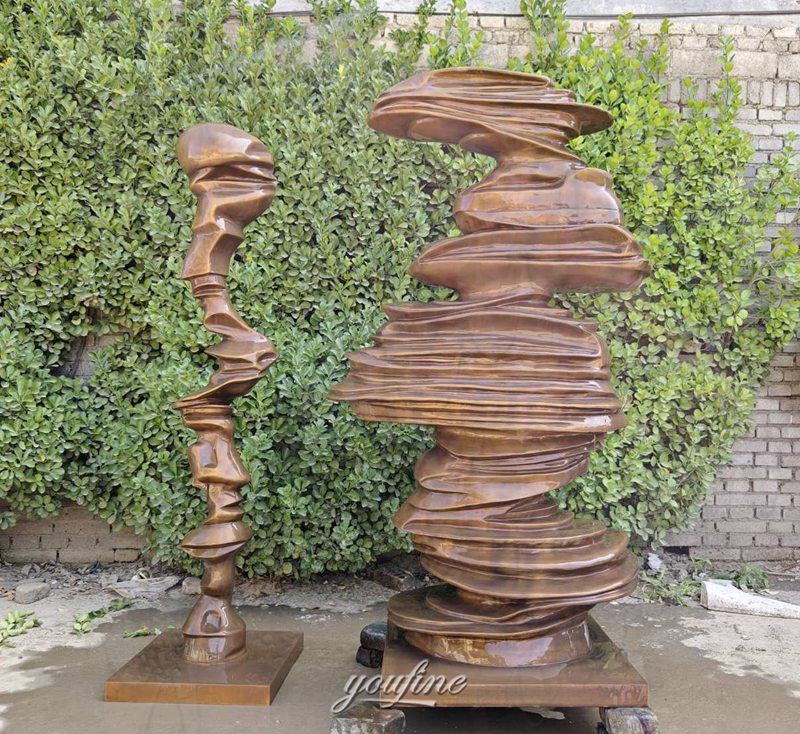 Tony Cragg sculpture in factory