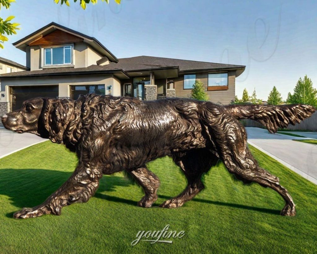 life size irish setter sculpture