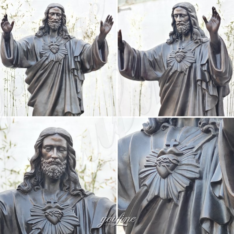 christ statue details