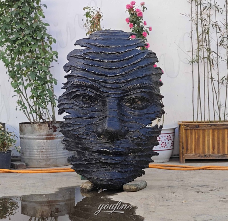 face sculpture for garden