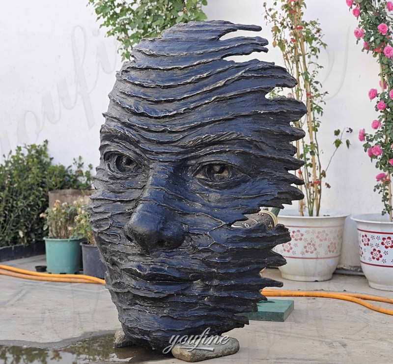 face statue for garden