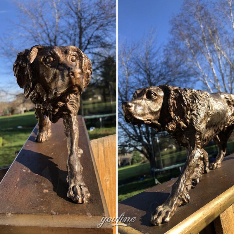 irish setter sculpture