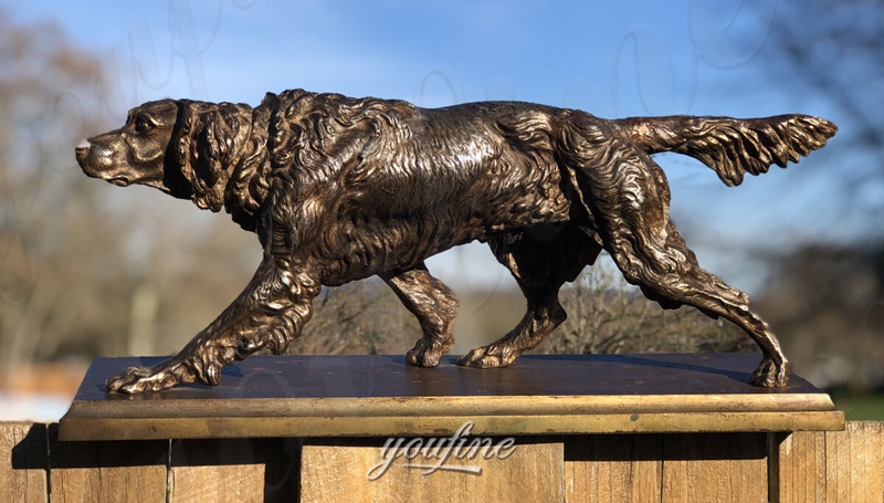 irish setter statue