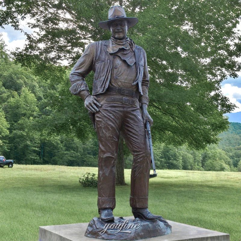 John Wayne airport statue