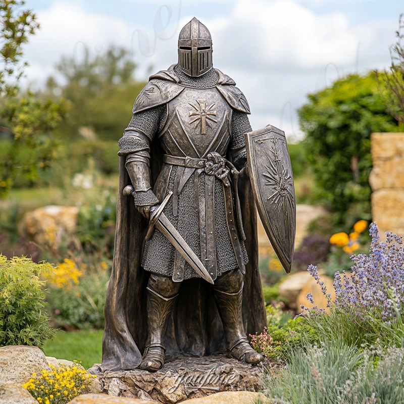 knights templar statue