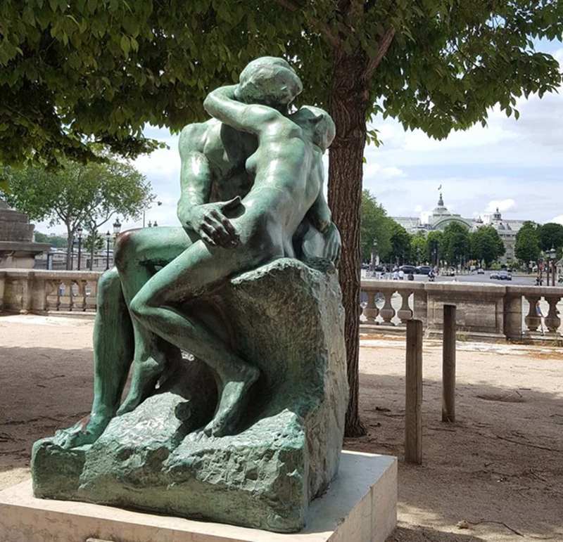 “The Kiss” Statue, Auguste Rodin