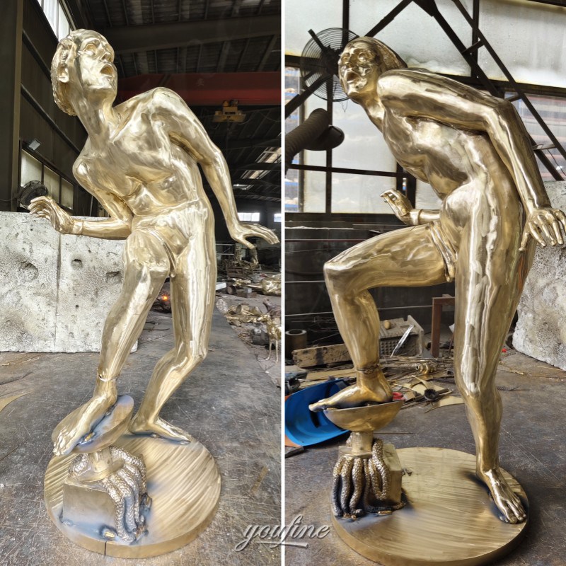 Adolfo Wildt sculpture After Polishing