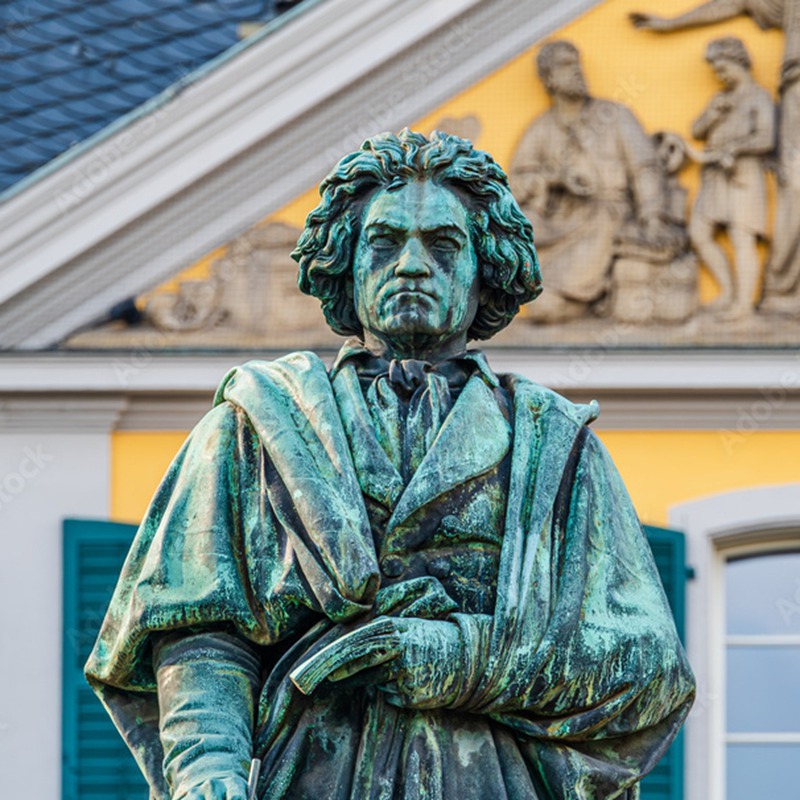 bronze ludwig van beethoven sculpture