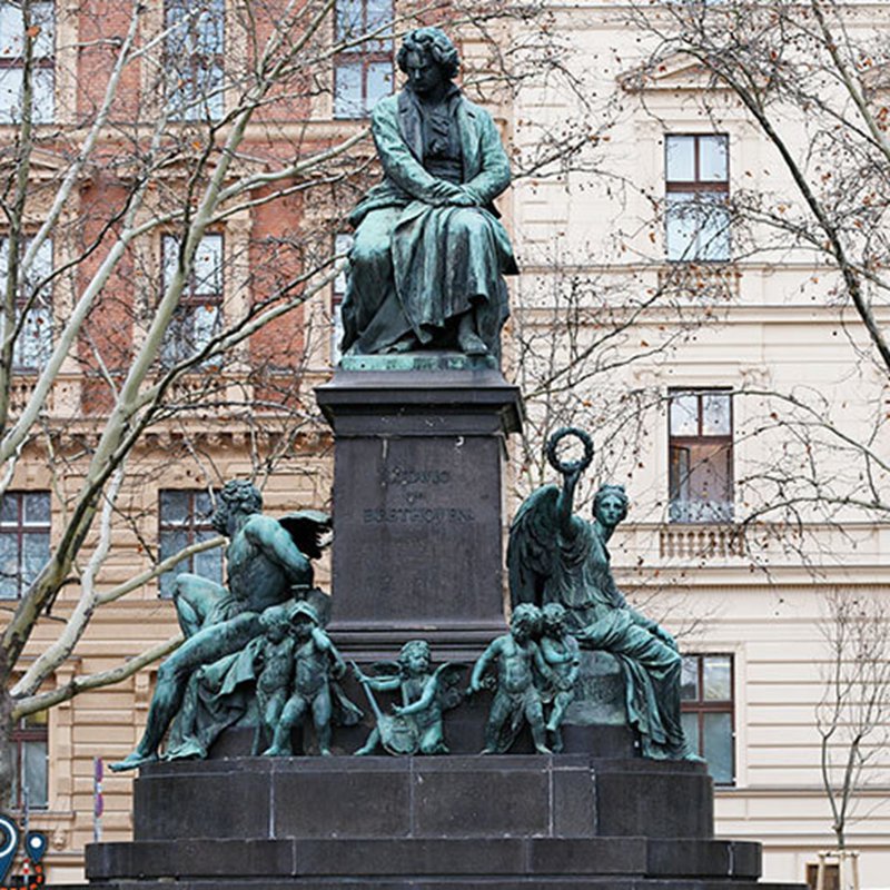 bronze ludwig van beethoven statue