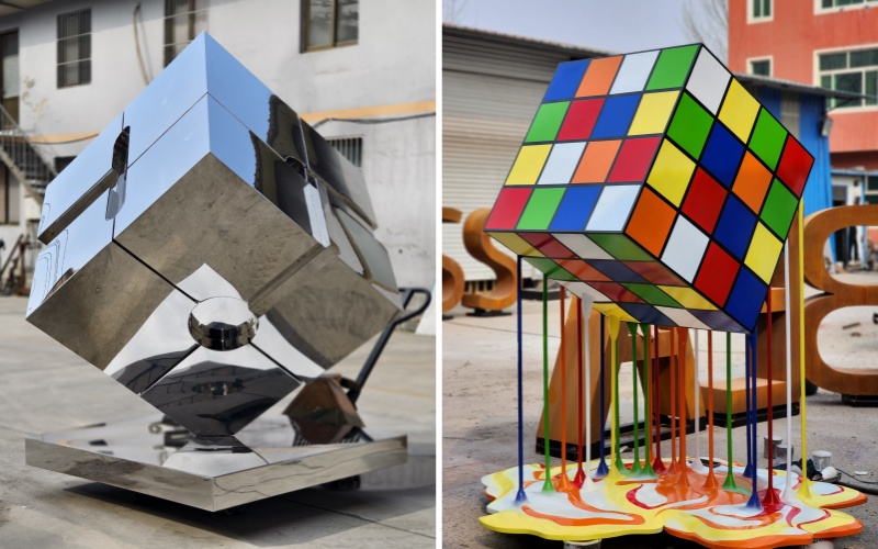 cube sculpture