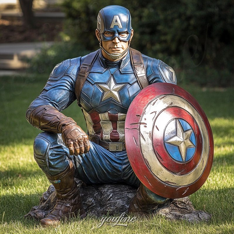 life size captain America statue