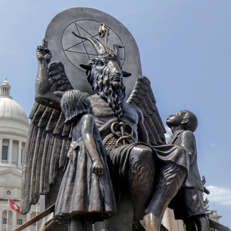 Baphomet statue