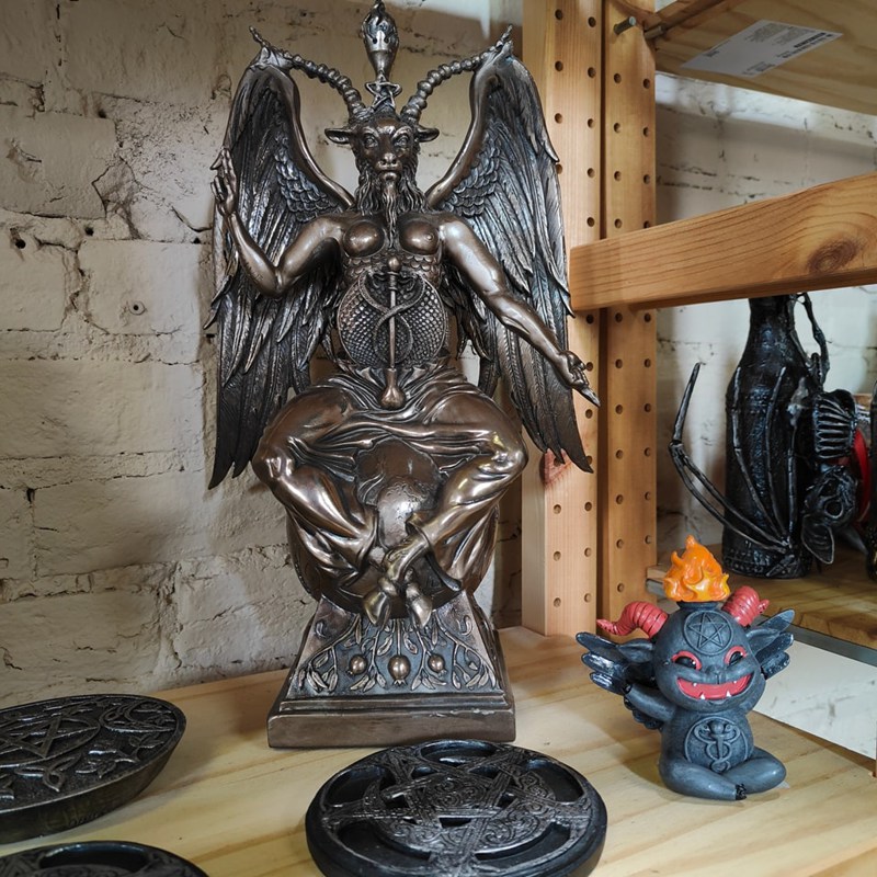 bronze Baphomet sculpture