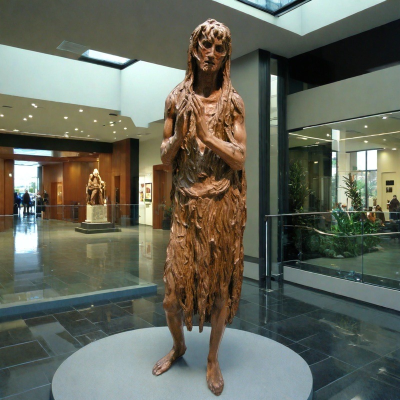 bronze Mary Magdalene statue