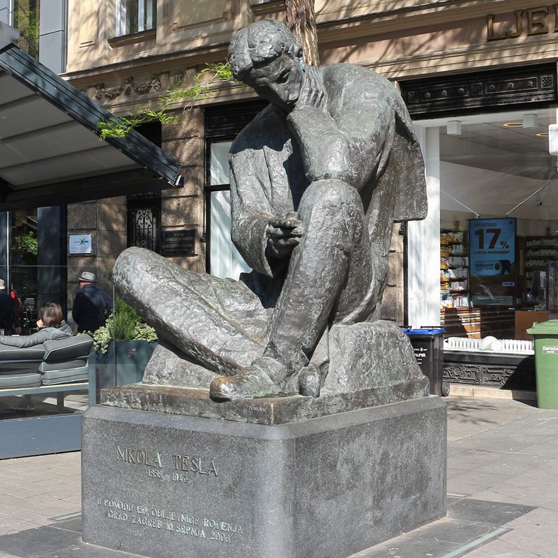 bronze Nikola Tesla Monuments