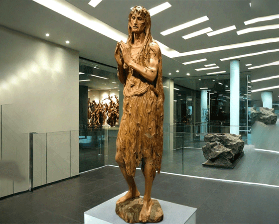 bronze of Mary Magdalene statue