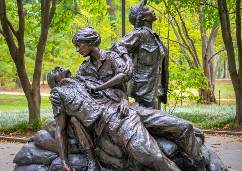 bronze Vietnam Womens Memorial