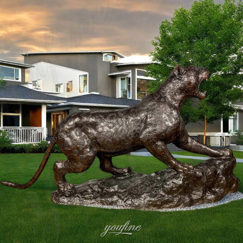 large jaguar sculpture