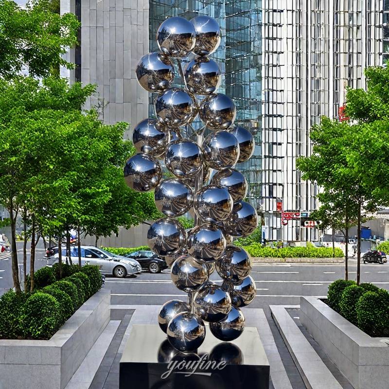 large stainless steel sphere