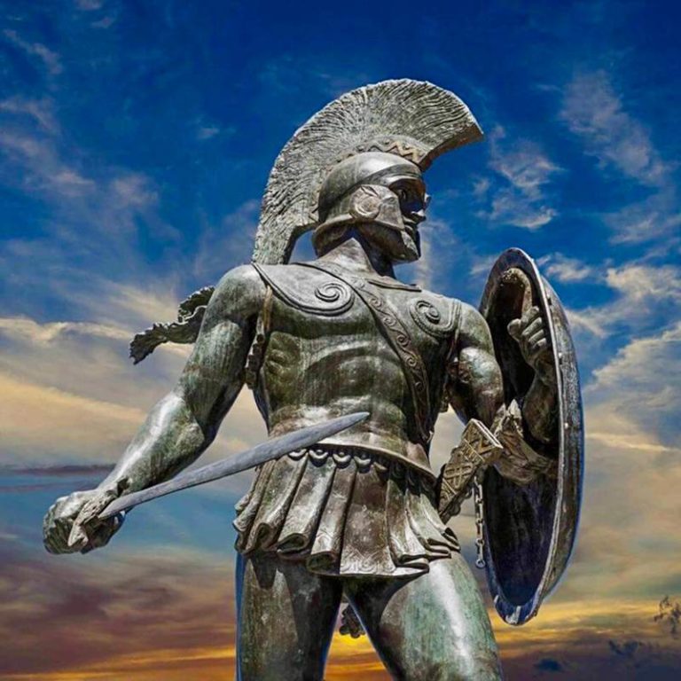 Spartan Warrior Statue