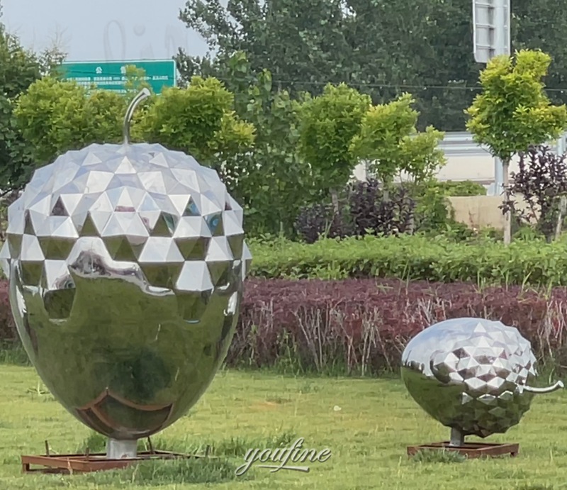 stainless steel pine cone